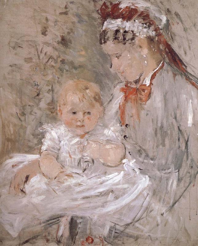 Berthe Morisot Juliy and biddy Spain oil painting art